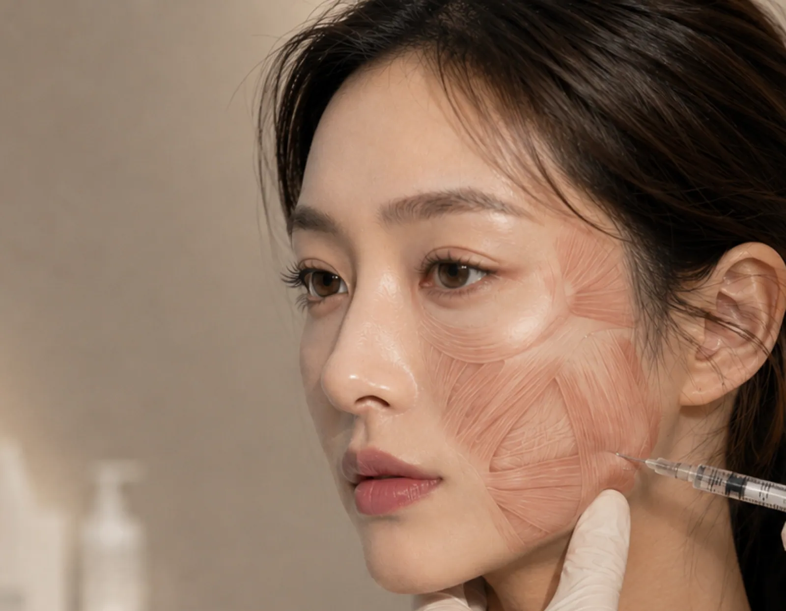 ตรวจสอบกล้ามเนื้อใบหน้าก่อนทำการรักษา